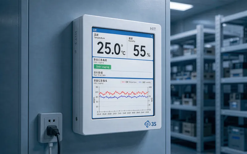 Storage environment temperature and humidity monitoring